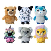 LIL PEEPERS - ASSORTED - HUSKI ( UPC # 196566389045) Dalmation ( UPC # 19656638989000), ZEBRA (UPC # 196566388994) KOALA (UPC # 19566389021), LION ( UPC # 196566389014, COPY BARA (UPC # 196566389038) 4 pcs of each